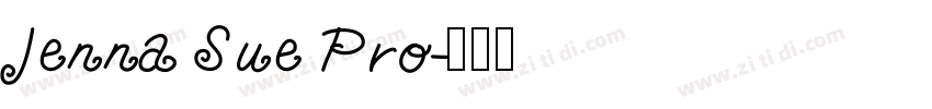 Jenna Sue Pro字体转换